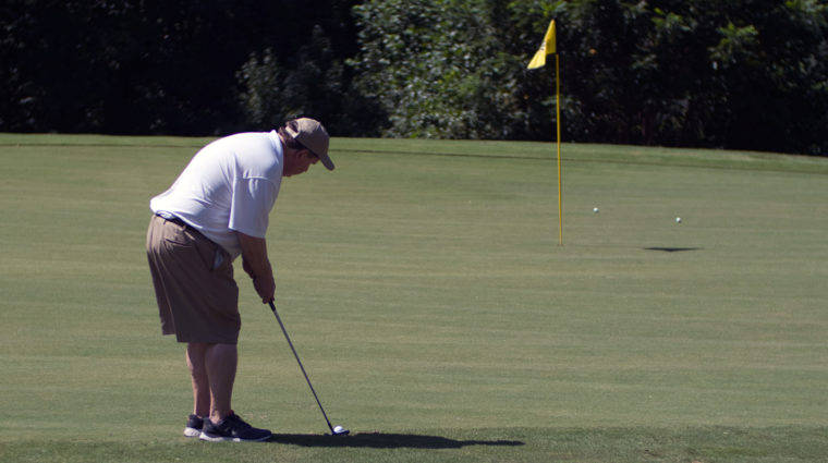 Dr. Russell Broaddus at Golfing for the Gals fundraiser event